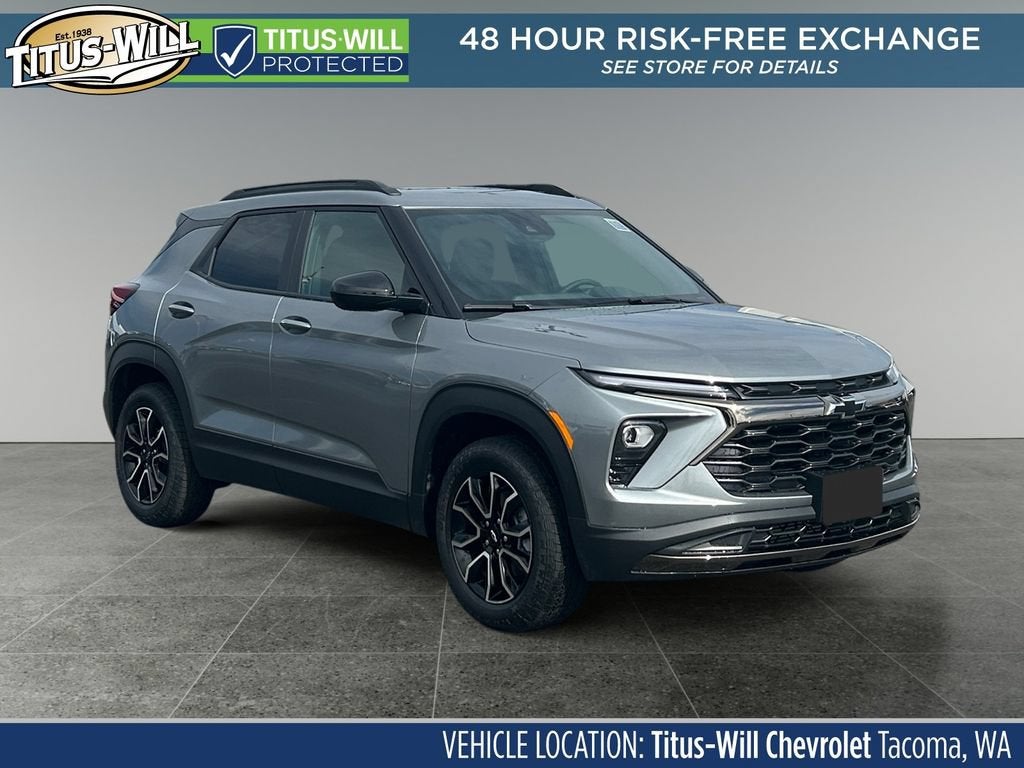 2026 Chevrolet Trailblazer ACTIV in Sterling Gray Metallic — front three-quarter view