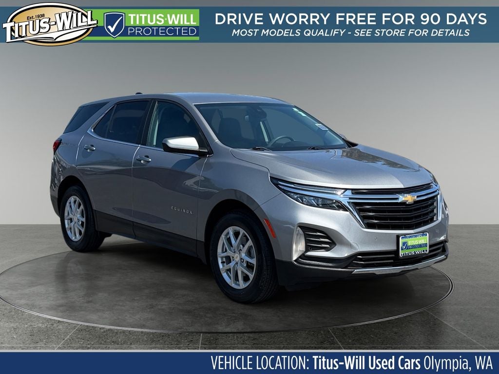 2023 Chevrolet Equinox LT in Sterling Gray Metallic — front three-quarter view