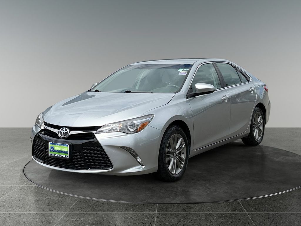 2017 Toyota Camry — rear three-quarter view