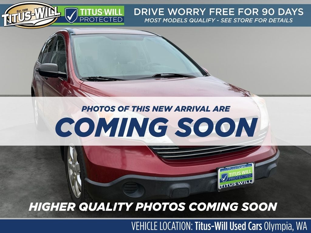 2008 Honda CR-V EX in Red — front three-quarter view