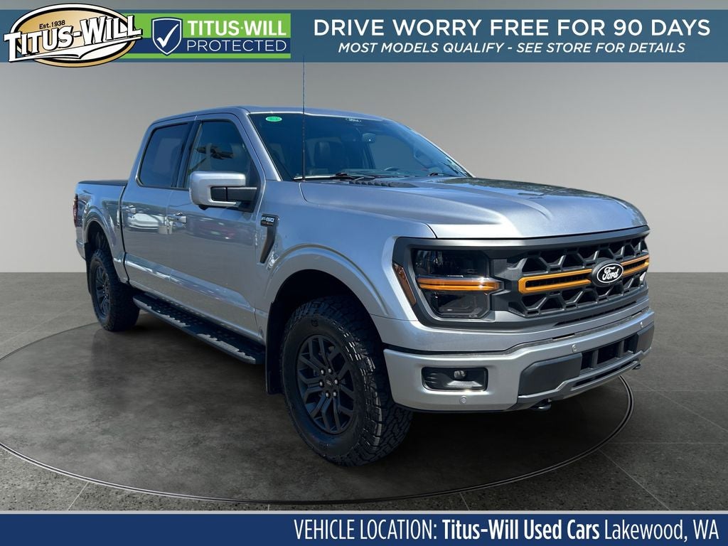 2026 Ford F-150 Tremor in Silver Metallic — front three-quarter view