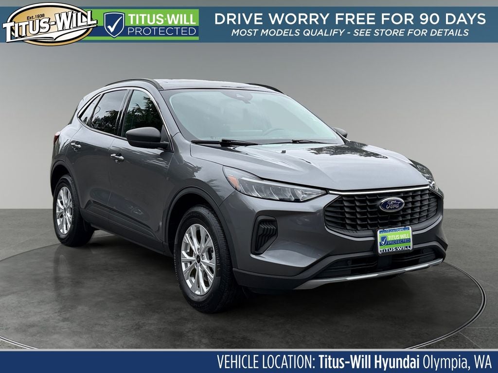 2023 Ford Escape Active in Gray Metallic — front three-quarter view