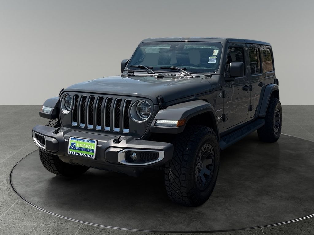 2020 Jeep Wrangler — rear three-quarter view