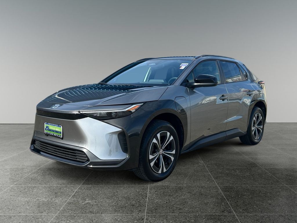 2023 Toyota bZ4X — rear three-quarter view