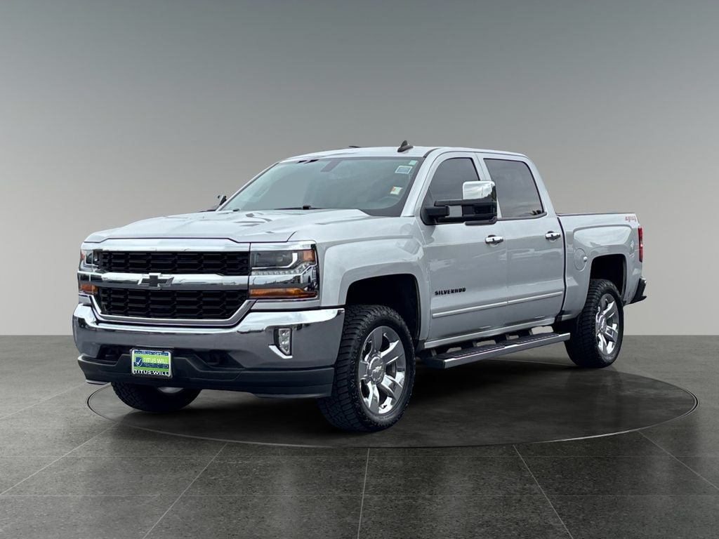 2018 Chevrolet Silverado 1500 — rear three-quarter view