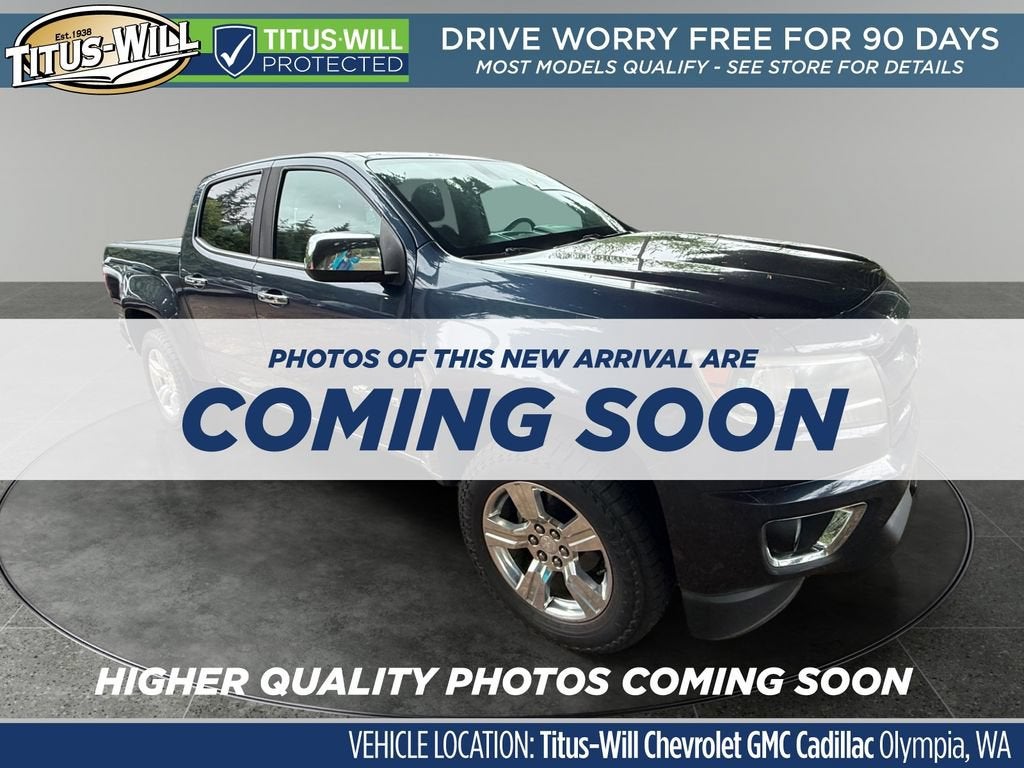2018 Chevrolet Colorado 4WD Z71 in Centennial Blue Metallic — front three-quarter view