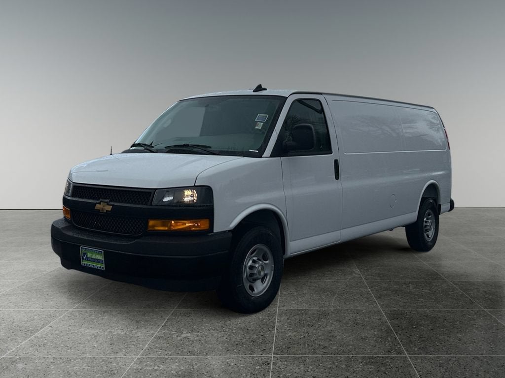 2025 Chevrolet Express Cargo — rear three-quarter view