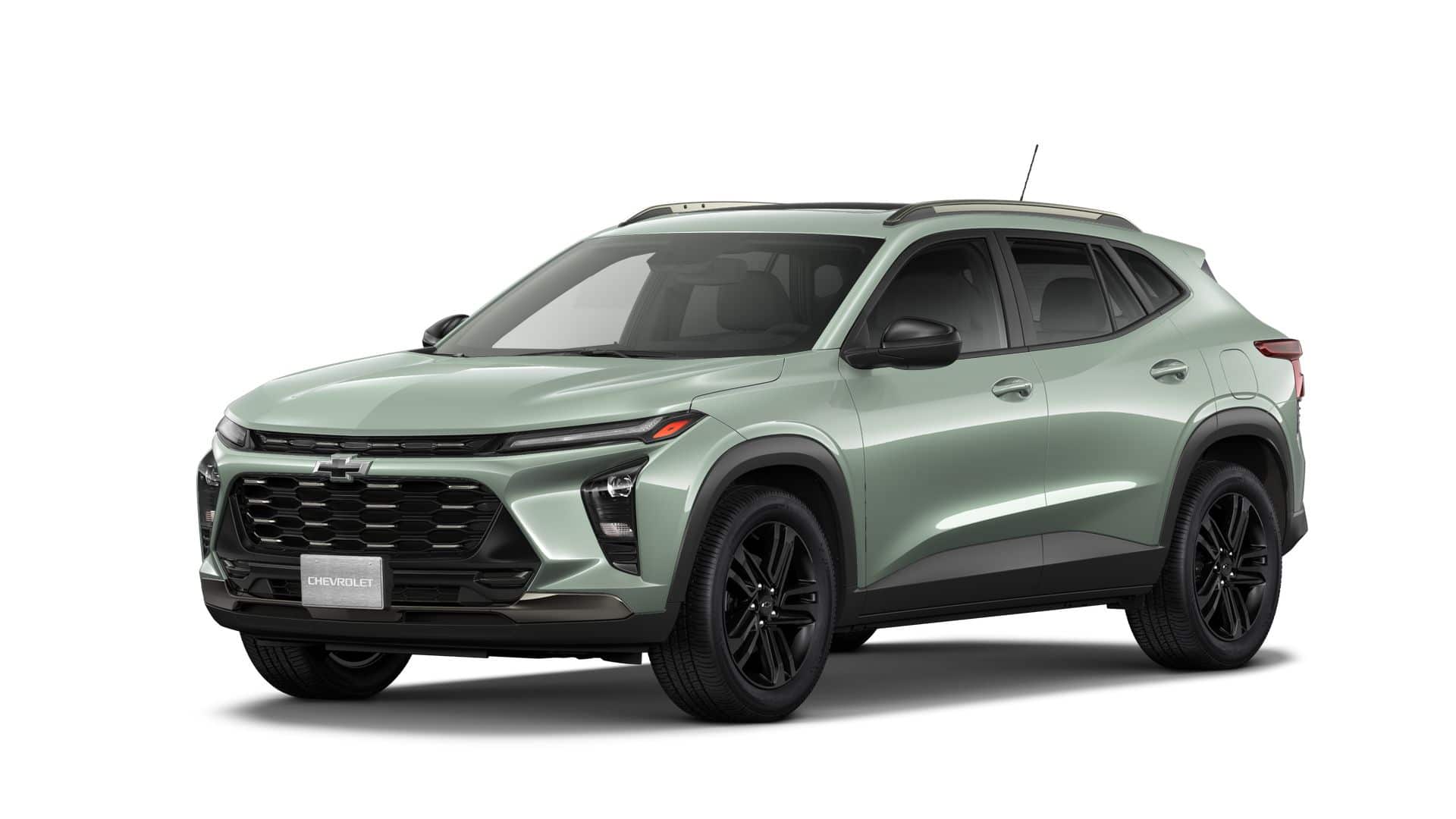 2026 Chevrolet Trax ACTIV in Cacti Green — front three-quarter view